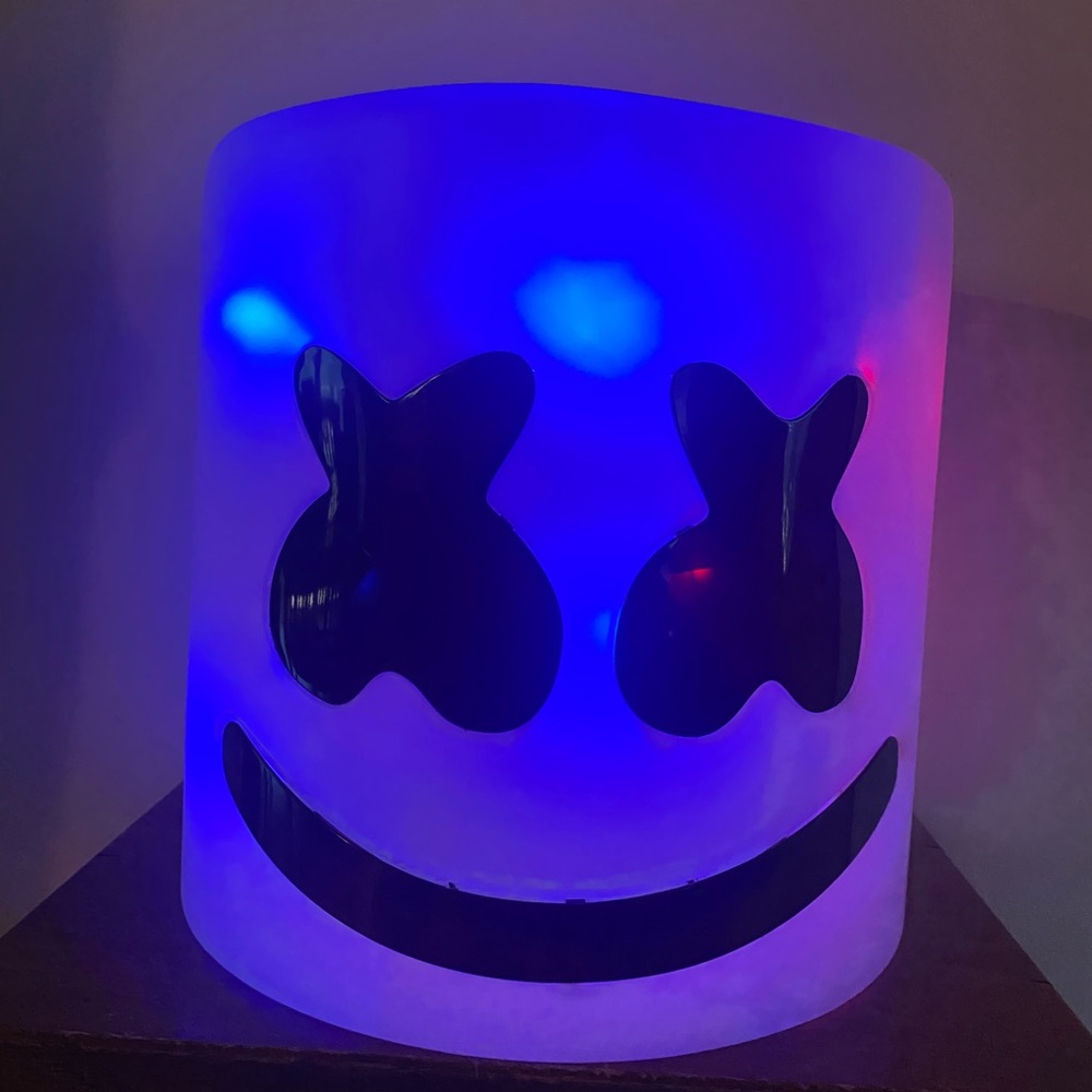 Marshmallow light up mask, Halloween